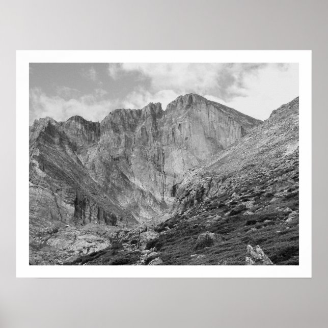Poster Longs Peak Belle Rocheuse Rocheuse Rocheuse Rocheu (Devant)