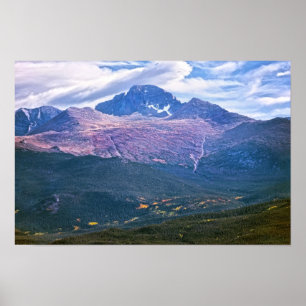 Poster Longs Peak, Parc national des Rocheuses, Colorado