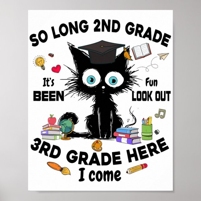 Poster Longue 2e année 3e année ici Je viens Graduation L (Devant)
