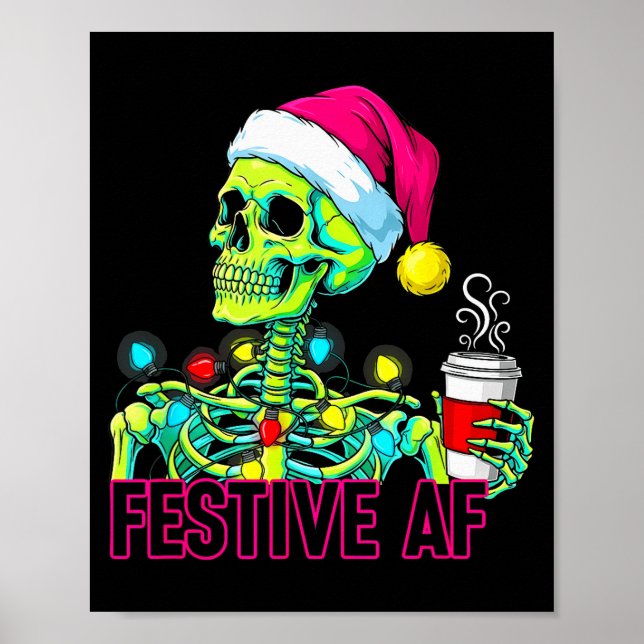 Poster Look At Me Being All Festive And Stuff Humorous Xm (Devant)