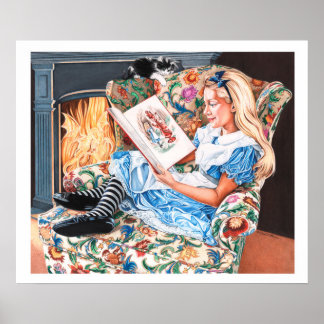 Poster LookGlass Alice : la lecture déclenche l'imaginati