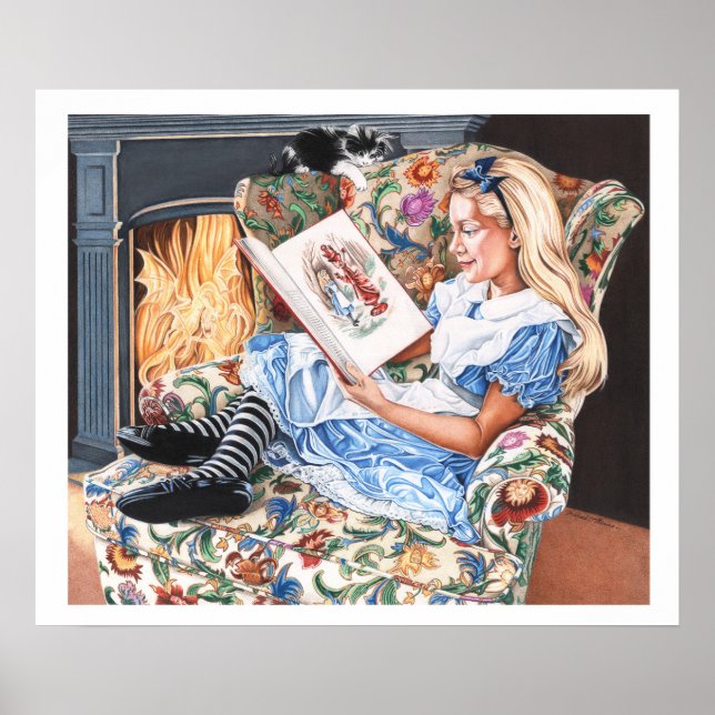 Poster LookGlass Alice : la lecture déclenche l'imaginati (Devant)