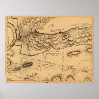 Poster Lookout Mountain, Quartiers d'hiver 1864