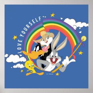 Poster LOONEY TUNES™ - Badge de fierté Amour de soi
