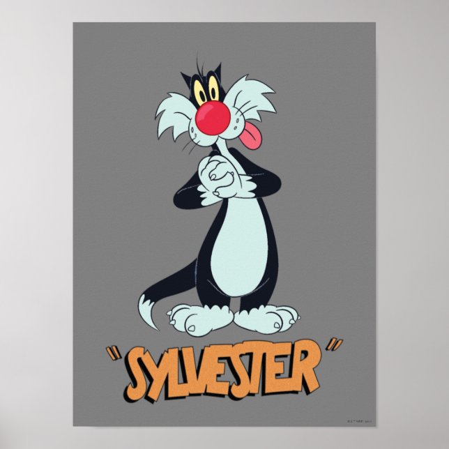 Poster LOONEY TUNES™ Rires rétro | SYLVESTER™ (Devant)