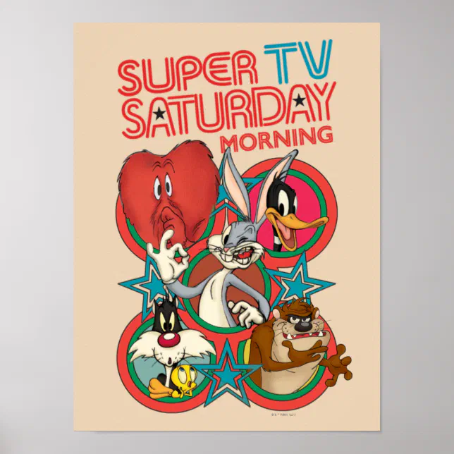 Canvas print Looney Tunes - Bugs Bunny Crazy Saturday Morning