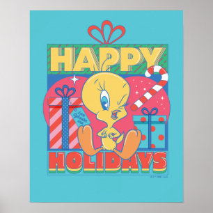 Poster LOONEY TUNES™   TWEETY™ Joyeuses fêtes