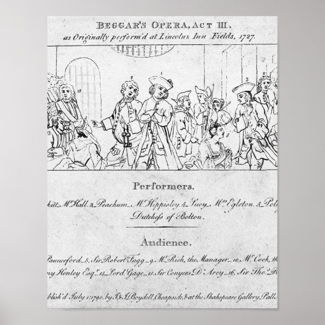 Poster L'opéra du mendiant' (Devant)