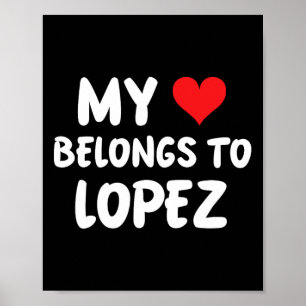 Poster Lopez - Mon cœur appartient à Lopez - Amour