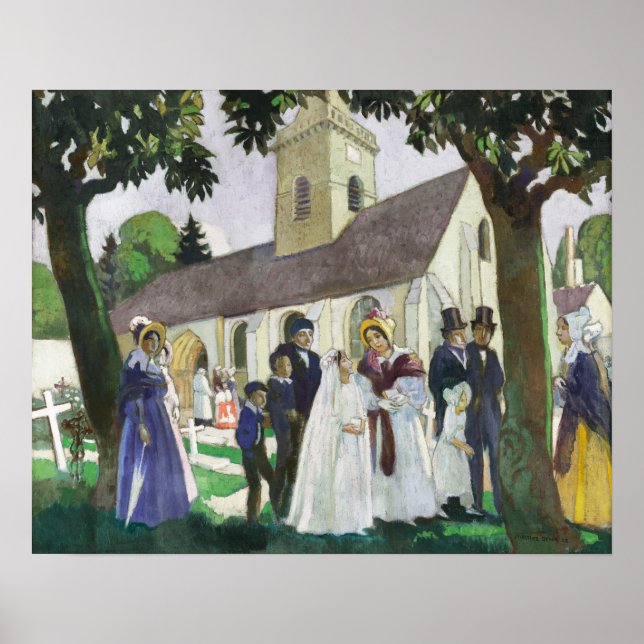 Poster Lopoldine Fourqueuxs Première communion Maurice De (Devant)