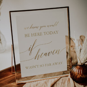 Poster L'or et l'ivoire élégants si le ciel n'était pas s