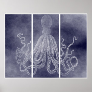 Poster Lord Bodner Triptych In Violet