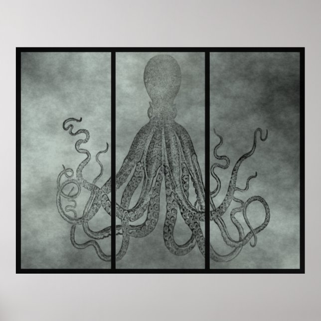 Poster Lord Bodner Triptyque En Noir Et Blanc (Devant)