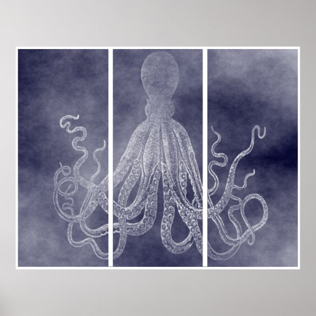 Poster Lord Bodner Triptyque En Violet (Devant)