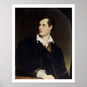 Poster Lord Byron après un portrait peint par Thomas Phil