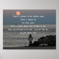 Lord Byron - Citation - Art Print