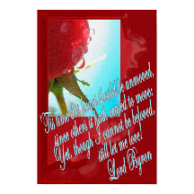 Lord Byron "laissez-moi encore aimer" poésie citat