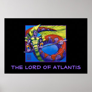 Poster Lord d'Atlantis en noir