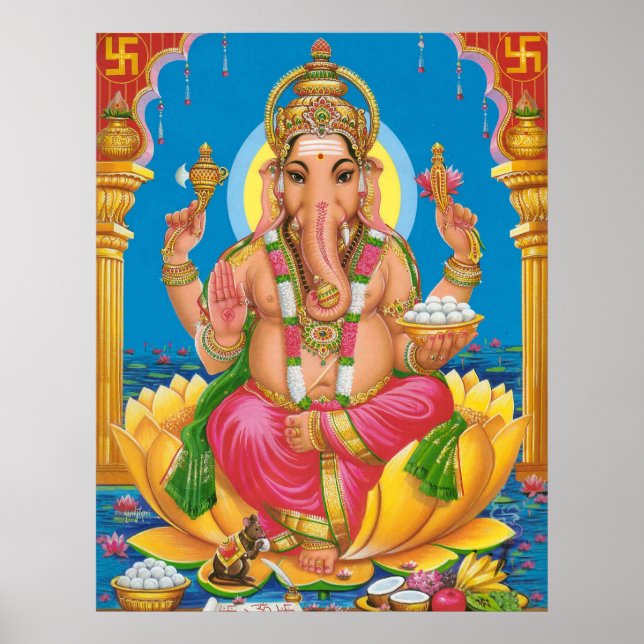 Poster Lord Ganesha (Devant)