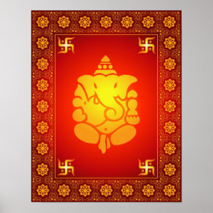 Poster Lord Ganesha décoratif