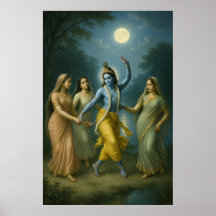 Lord Krishna Rāsleela | Danse Divine de l'Amour