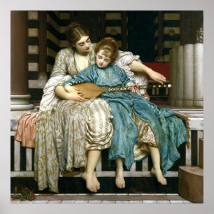 Poster Lord Leighton’s Music Lesson