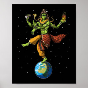 Poster Lord Shiva Alien