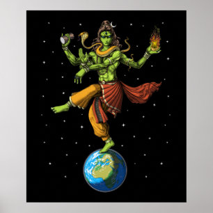 Poster Lord Shiva Alien