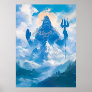 Poster Lord Shiva dans l'affiche de Kailasa