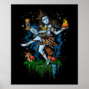 Poster Lord Shiva Nataraja Danser le Dieu hindou