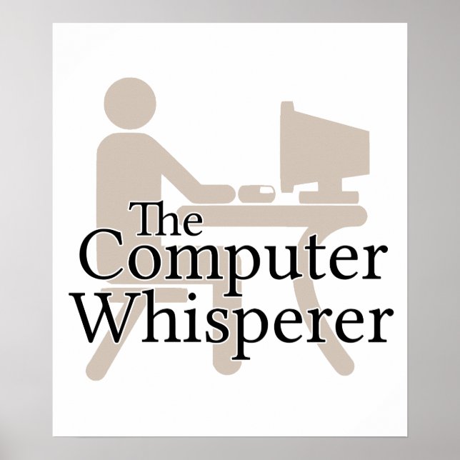 Poster L'ordinateur Whisperer (Devant)