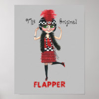 L'original Flapper Girl Roaring '20s jolie poupée