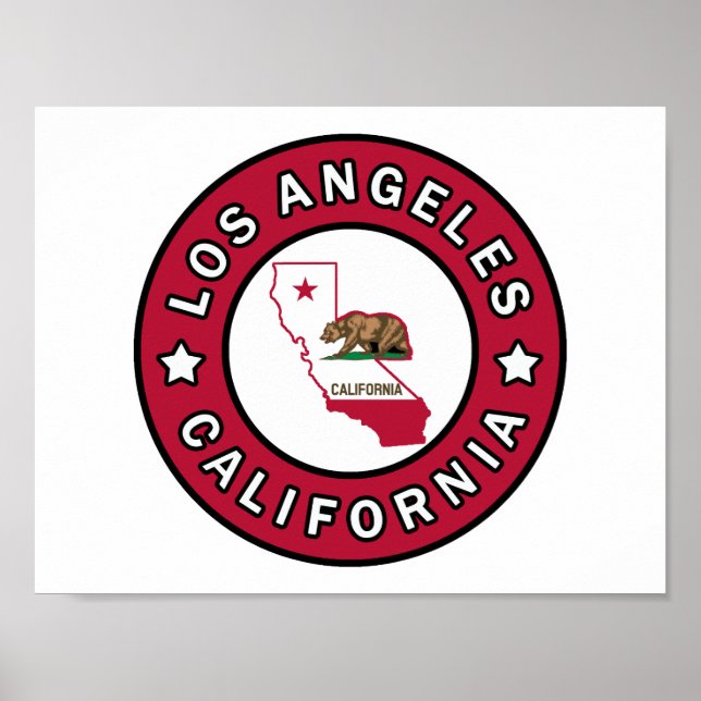 Poster Los Angeles Californie (Devant)