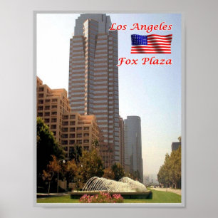 Poster Los Angeles - Fox Plaza - États-Unis -