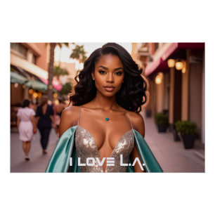 POSTER LOS ANGELES - J'AIME L.A.