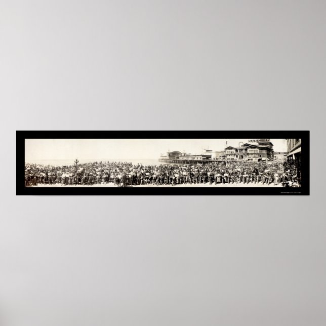 Poster Los Angeles Motorcycle Club Photo 1911 (Devant)
