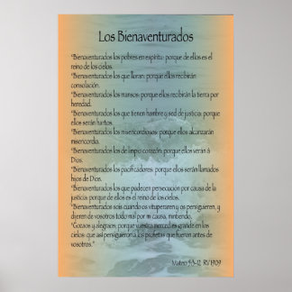 Poster Los Bienaventurados, Cartel