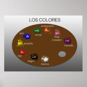 Poster Los Colores