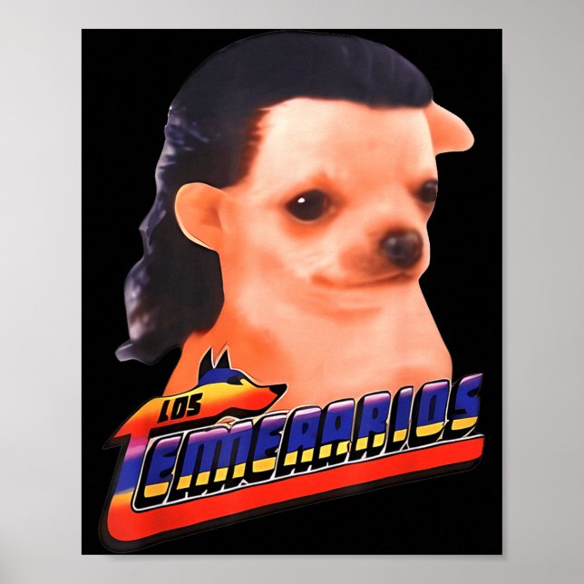 Poster Los Temerarios Funny Dog Chihuahua  (Devant)