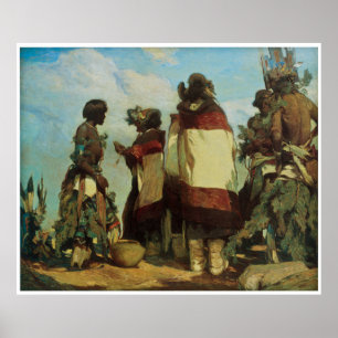 Poster L'oscar Borg 1926 de Niman Kachinas Karl