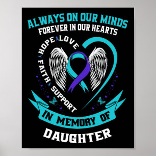 Poster Loss Of Daughter Suicide Awareness Prevention Wing