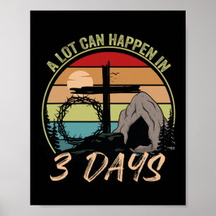 Poster Lot Peut Se Produire En 3 Jours Reto Vintage Chris