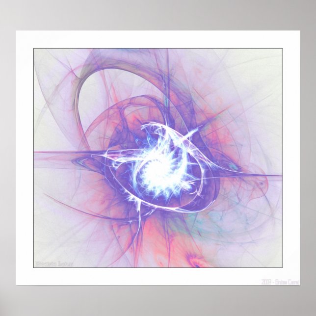 Poster Lotus électrique (Devant)