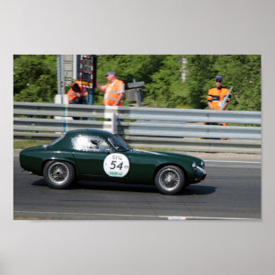 Poster Lotus Elite S2 Le Mans Classic
