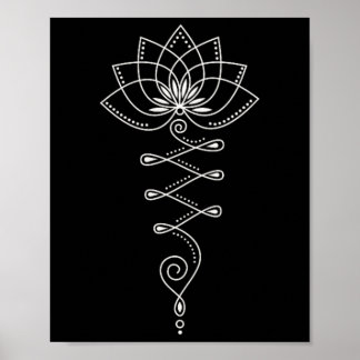 Poster Lotus, Fleur, Fleur, Yoga, Symbole, Bouddhisme, Mo