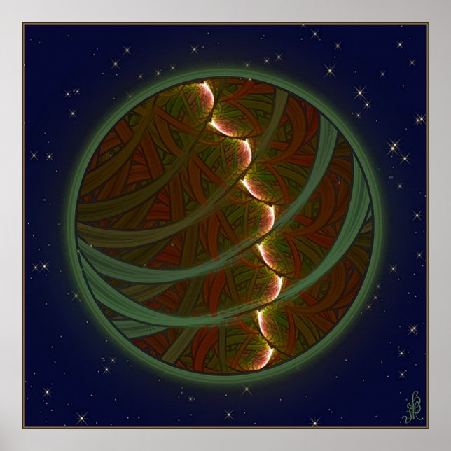 Poster Lotus Horse Moon (Devant)