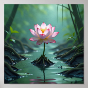 Poster Lotus in Mud