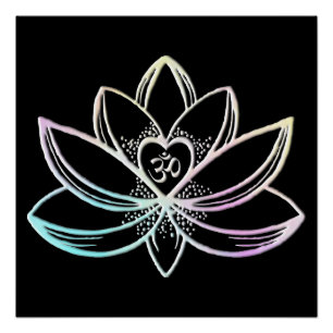 Poster Lotus Pastel