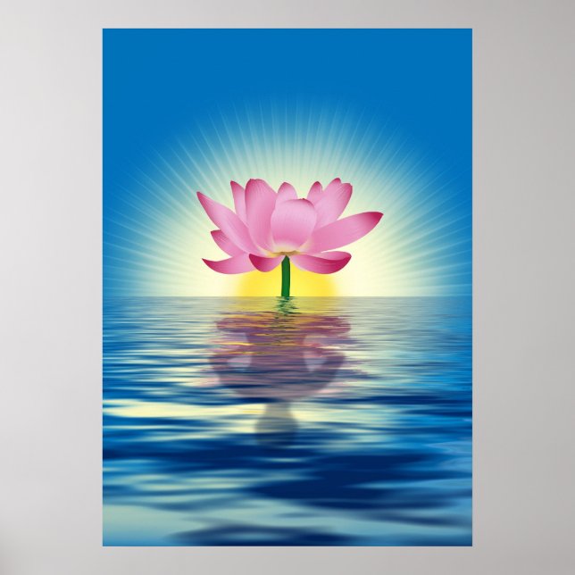 Poster Lotus Reflection (Devant)