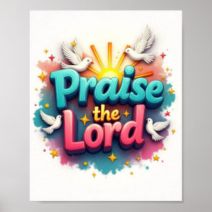 Poster Louange le Seigneur